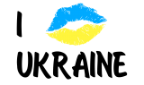 Принт Ukrainian kiss вариант 2