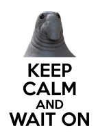 Принт Wait on вариант 1