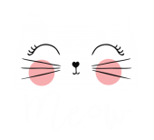 Принт Meow вариант 1