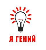Принт Я гений вариант 2