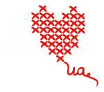 Принт Я люблю Украину вариант 2