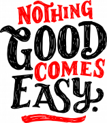 Принт Nothing good вариант 2