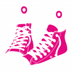 Принт Ходим парой женская вариант 2