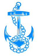 Принт Якорь вариант 1