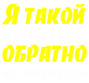 Принт Я такой, какой есть вариант 2