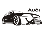Принт Audi вариант 1
