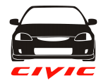 Принт Honda civic вариант 3