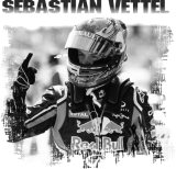 Принт Sebastian Vettel вариант 1