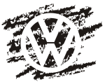 Принт Volkswagen logo New вариант 1