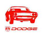 Принт Dodge вариант 2
