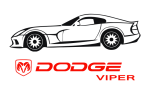 Принт Dodge viper вариант 2