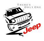 Принт Jeep There is only one вариант 2