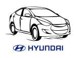Принт Hyundai car вариант 1