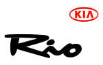 Принт Kia Rio logo вариант 2
