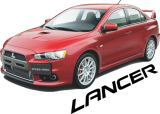 Принт Mitsubishi lancer car вариант 2