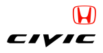 Принт Honda civic logo вариант 1