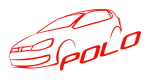 Принт Volkswagen Polo logo вариант 2