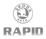 Принт Skoda Rapid logo вариант 2