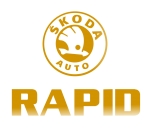 Принт Skoda Rapid logo вариант 3