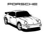 Принт Porsche Cayenne car вариант 3