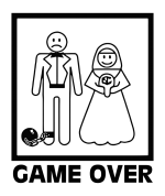 Принт Game over 2 вариант 2