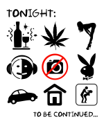 Принт Tonight вариант 2