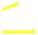 Принт Минус один холостяк вариант 1