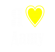 Принт Я люблю Дашу вариант 1