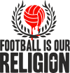 Принт Football is religion вариант 2