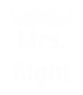 Принт Mrs. Right вариант 2