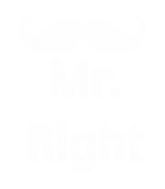 Принт Mr. Right вариант 2