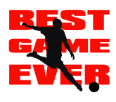 Принт Best game ever вариант 1