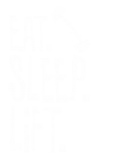 Принт Eat sleep lift вариант 1