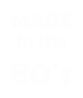 Принт Made in the 80's вариант 2