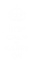Принт Keep calm and carry on вариант 1