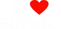 Принт Я люблю борьбу вариант 1
