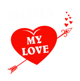 Принт Misha is my love вариант 1