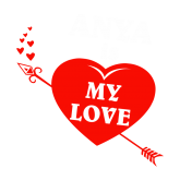 Принт Anya is my love вариант 1