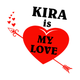 Принт Kira is my love вариант 2