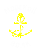 Принт Морской волк с якорем вариант 1