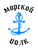 Принт Морской волк с якорем вариант 2