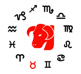 Принт Звездный знак Телец вариант 2