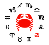 Принт Звездный знак Рак вариант 1
