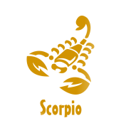 Принт Скорпион gold вариант 1