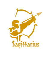 Принт Стрелец gold вариант 1