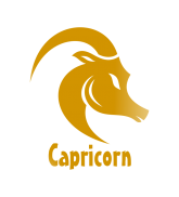 Принт Козерог gold вариант 1