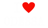 Принт I love Odessa вариант 2