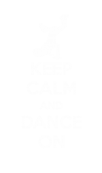 Принт Keep calm and dance on вариант 1