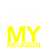 Принт Music is my religion вариант 1
