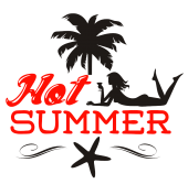 Принт Hot summer вариант 2